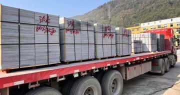 山西 芝麻灰地铺石出货日常