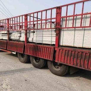 山西 白麻荔枝面外墙干挂，工厂装车日常