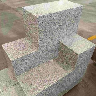 山西 白麻花岗岩荔枝面地铺石