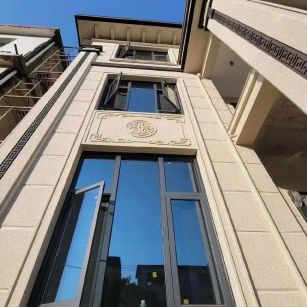 山西 黄金麻荔枝面别墅外墙干挂效果展示