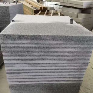 山西 芝麻白5公分火烧地铺成品，900*400，规格可定制