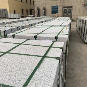 山西 白麻花岗岩5.0公分荔枝面地铺石