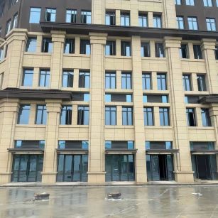 山西 黄金麻花岗岩荔枝面小区外墙干挂