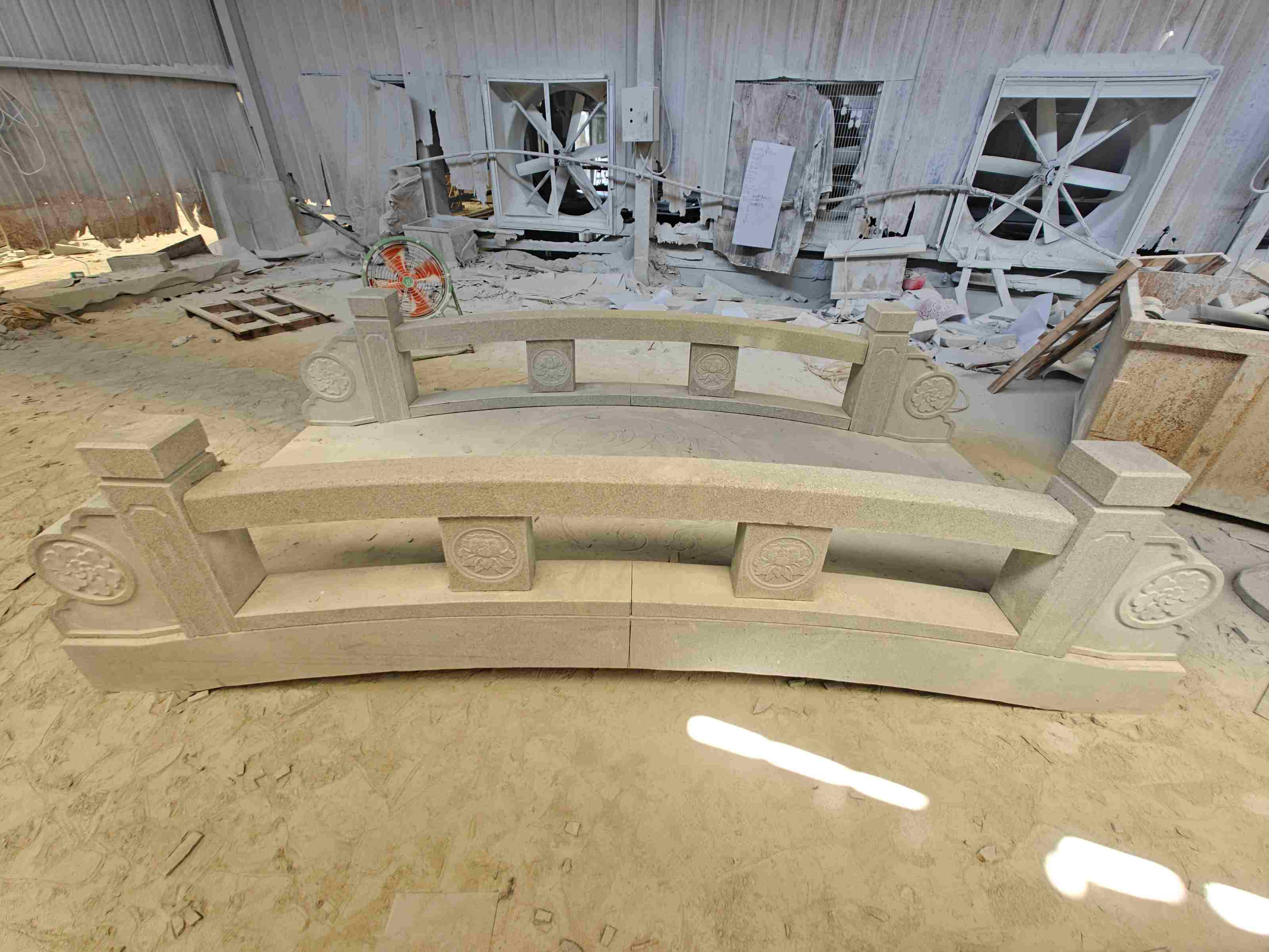 山西 芝麻灰花岗岩异形加工-拱桥，石桥