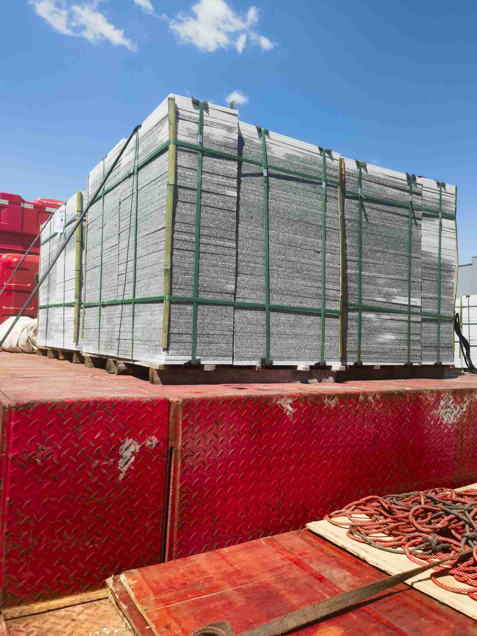 山西 芝麻白火烧规格板地铺石300*600/600*600