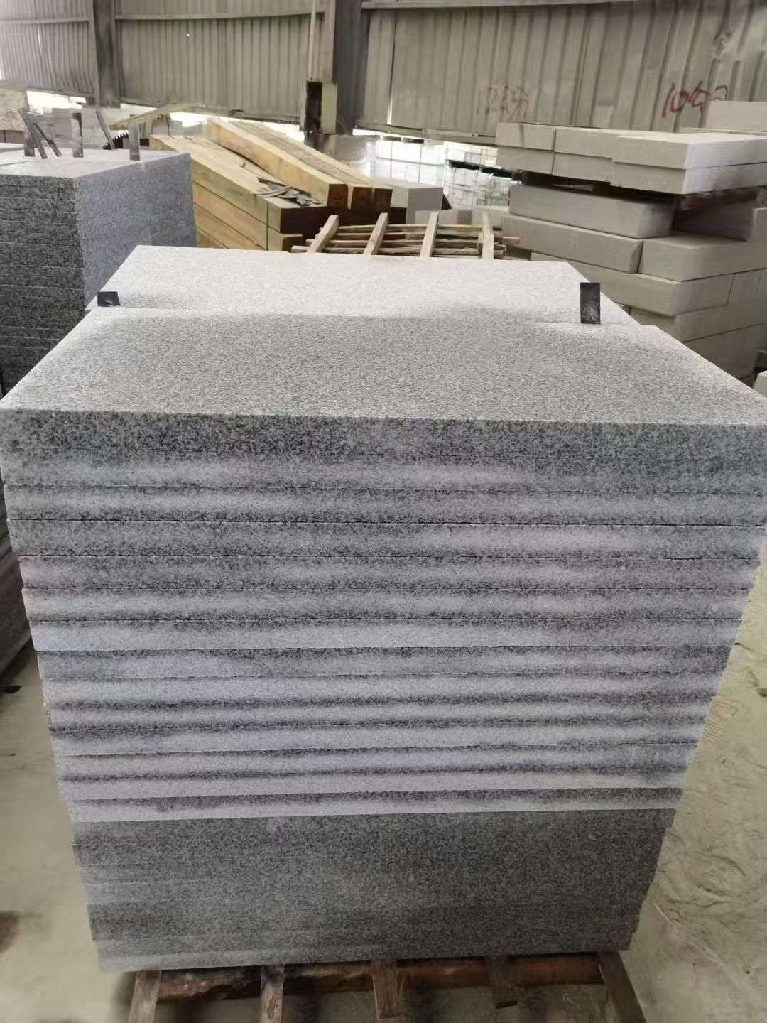 山西 芝麻白5公分火烧地铺成品，900*400，规格可定制