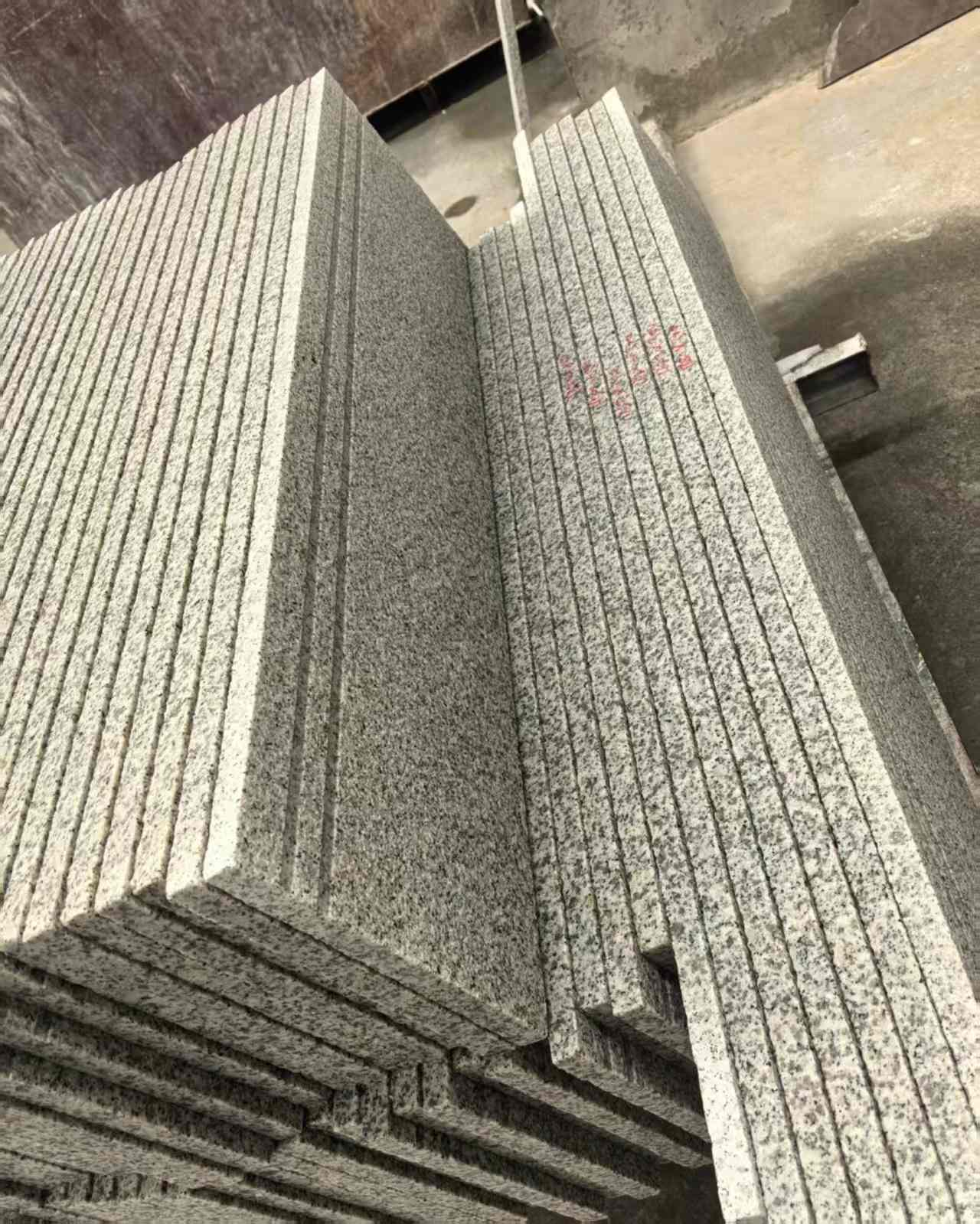 山西 白麻荔枝面花岗岩楼梯踏步